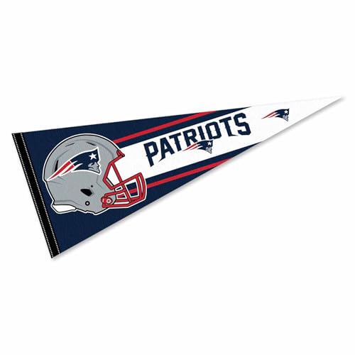 Banderín New England Patriots oficial de 30 pulgadas para decoración NFL 2