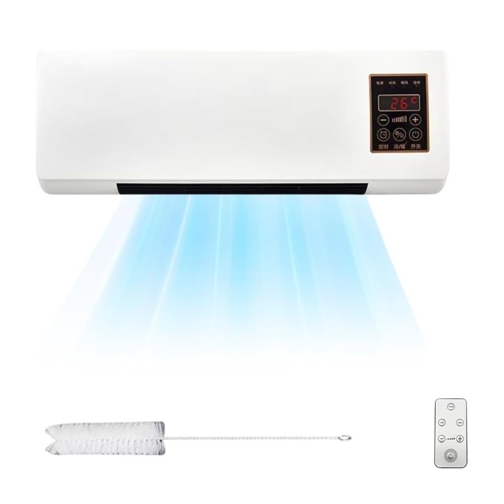 Aire Acondicionado Climafy 2025, Split MAX, portátil Climafy, Sistema de refrigeración y calefacción silencioso de Pared for casa, Garaje y Oficina. Instalación rápida.(B)