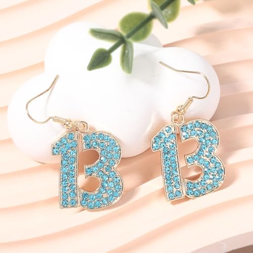 Birthday Earrings for Women Teen, Handmade Happy Birthday Drop Dangle Earrings, Celebration Birthday Party Gifts for Daughter Niece Bestie Friend4