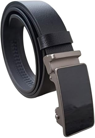Genuine Leather Width 3.50 cm with Mens Belt Automatic Buckle