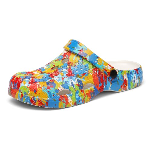 Image of SOSOWHLTE Men's Women's Arch Support Clogs,Unisex Garden Shoes Comfortable Slip-on Outdoor Sandals Slippers for Beach Casual