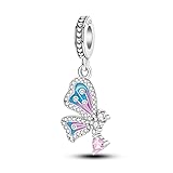 Pandach Charms Abalorios Colgante para mujer, plata de ley 925, compatible con pulseras y collares Pandora, compatible con pulseras europeas para mujeres y niñas