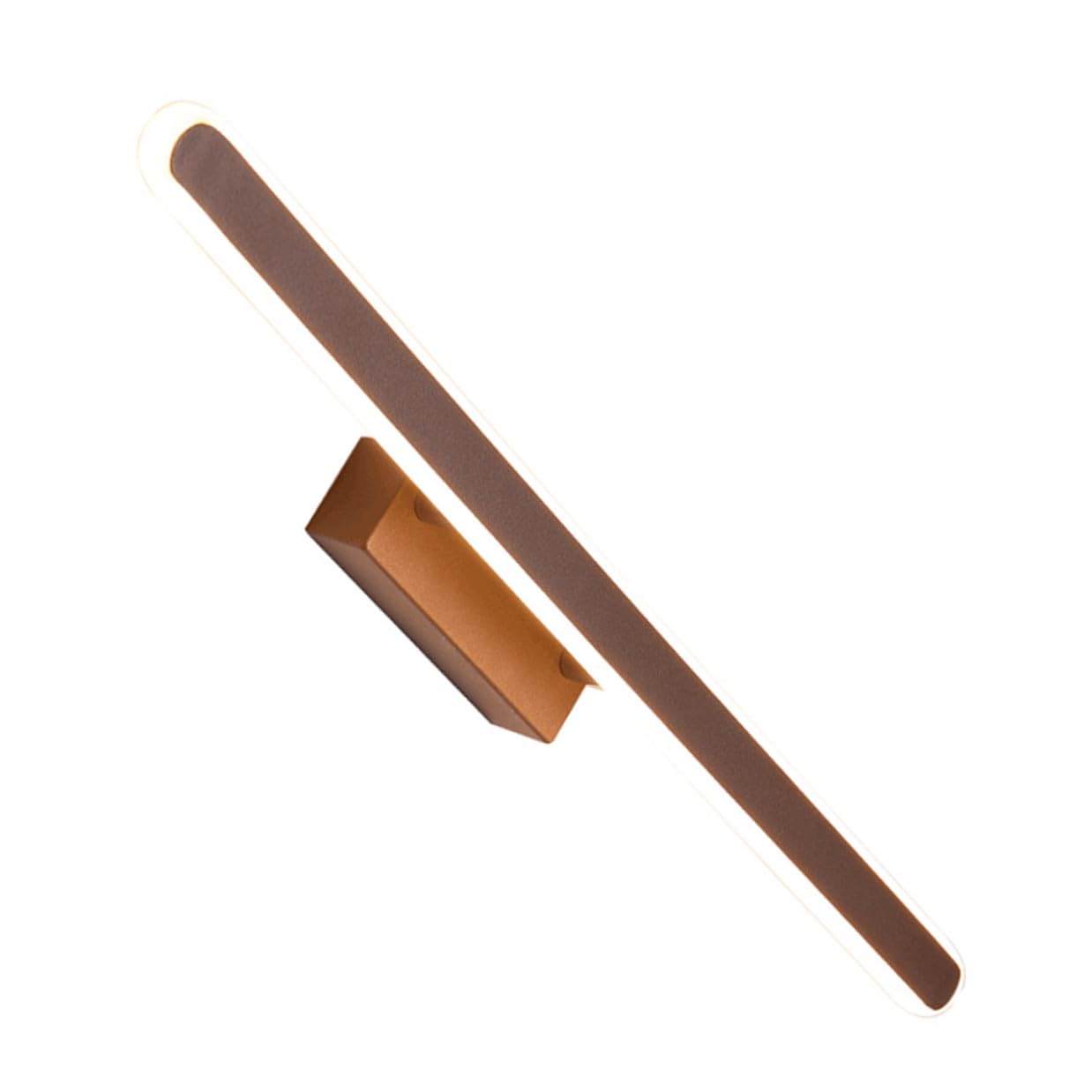 Lampada Specchio Bagno LED in Alluminio e Acrilico | Luce Uniforme Regolabile, per Camera da Letto e Trucco, Design Moderno da Parete