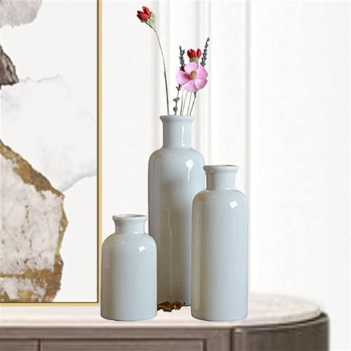 Vase céramique blanche vintage pour sublimer une fleur séchée