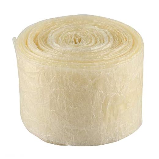 Yinuoday Tripas de Salchicha de 2 Capas Naturales 315 X 1. Tripas de Cerdo Comestible de 97 Pulgadas para Salchichas para Salchichas Caseras Jamón