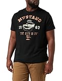 Ford Herren Mustang The Boss is In T-Shirt, Schwarz (Black Blk), X-Large