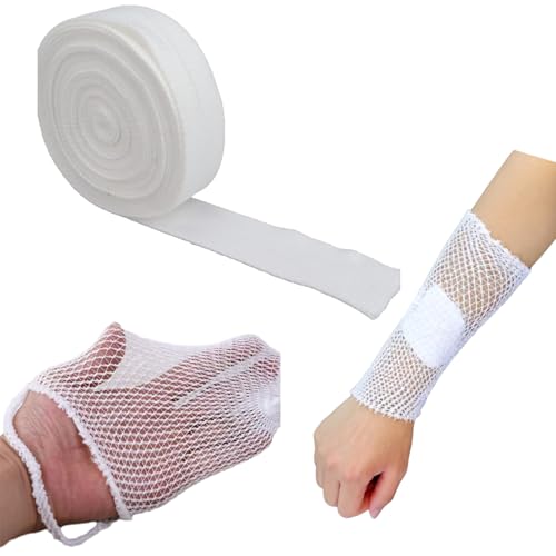 Pansement Tubulaire Élastique,Bandage de Pansement en Filet Tubulaire,Jersey Tubulaire,Bandage Medical,Support Élastique Filet Tubulaire Pour...