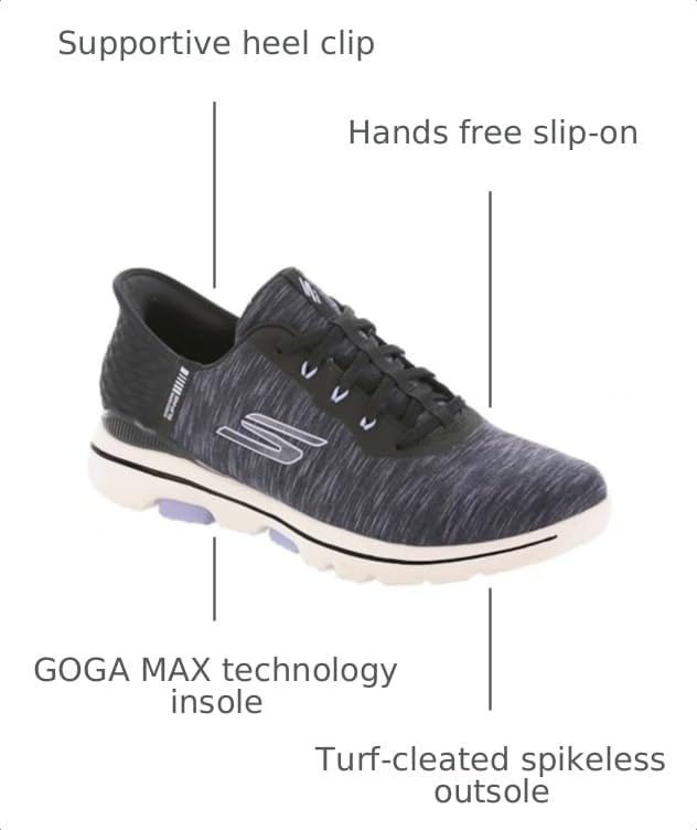 Image of Skechers Womens Go Walk 5 Relaxed Fit Slip-in Golf ShoeSneaker