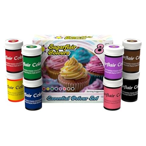 Sugarflair Essentials Food Colouring Paste Set Cover