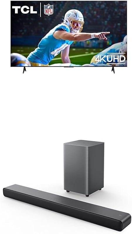 Smart TV LED Class S5 UHD 4K de 75 pulgadas con Fire TV (75S551F, modelo 2024) Barra de sonido S55H S Class de 2.1 canales con Dolby Atmos