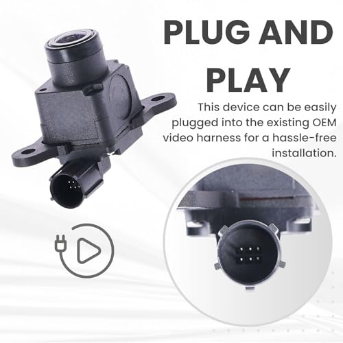 Image of Backup Camera Replaces for 2013-2017 Dodge Ram OE Part # 56038978AL, 56038978AB, 56038978AK, 56038978AJ, 56038978AI, 56038978AC, 56038978AD, 56038978AE, 56038978AF, 56038978AG, 56038978AH