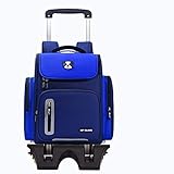 GROSSE KAPAZITÄT: Dieser rollende Schulrucksack mit Rädern und mehreren Taschen verfügt über einen separaten Platz für Laptops und einen separaten Platz für Mobiltelefone, Regenschirme, Bücher, A4-Magazine, Kleidung und mehr.