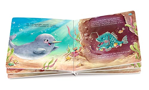 Komm kuscheln, kleiner Narwal!: Kuscheliges Pappbilderbuch für Kinder ab 2 Jahren