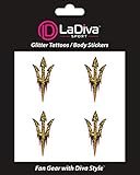 ASU Face Sticker Glitter Tattoos Decal NCAA Fan Gear for Game Day, Arizona State University Sun...