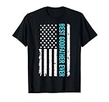 Best godfather ever US flag T-Shirt