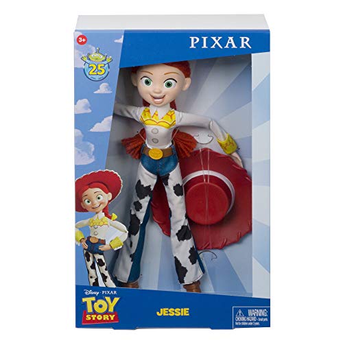 Disney and Pixar Toy Story Jessie Doll in True to Movie Scale with Hair and Fashion Accessories Disney Movie Doll Girls Gift for Ages 3 and Up