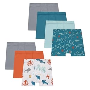 Hanes Ropa interior de algodón orgánico para niños pequeños, Pure Comfort 100% algodón disponible en paquete de 10 y 7