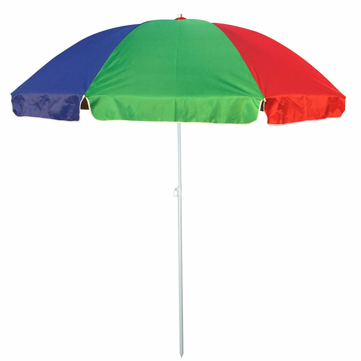 WDSOPK Garden Parasol Beach Tilting Tilt Sun Shade 1.8M Outdoor Patio Umbrella