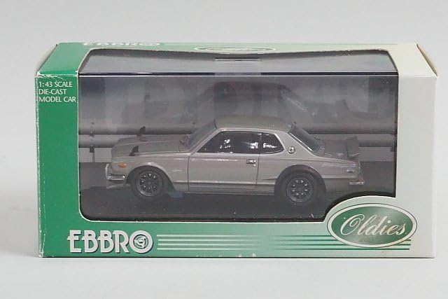 Amazon | EBBRO エブロ 1/43 日産 SKYLINE GT-R KPGC10 1971 シルバー