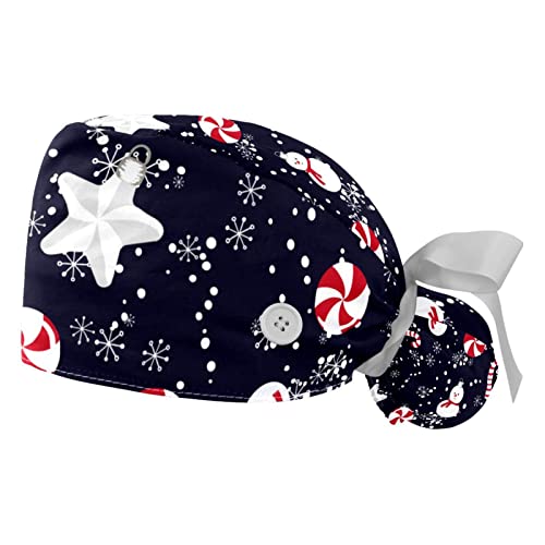 Chapeaux de travail ajustables JDEZ avec bandeau anti-transpiration pour homme et femme, lot de 2