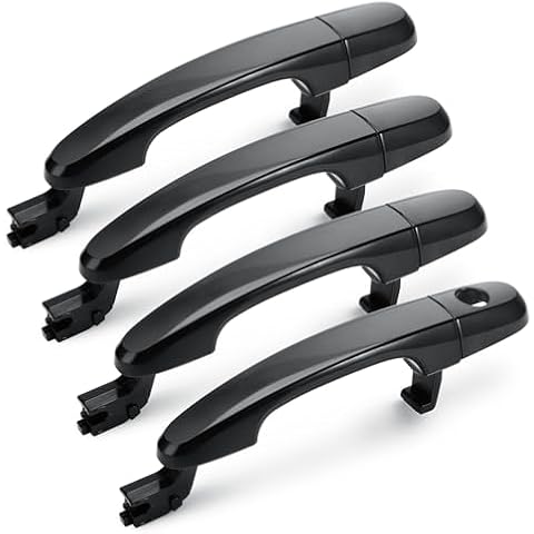 X4XZ Exterior Door Handles for 2005-2010 Kia Sportage,Front and Rear, Drive & Passenger Side Replaces# 80776 80775 80774 80773 (Set of 4) Cover