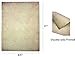 Stationery Paper - Old Fashion Aged Classic Antique & Vintage Assorted Design – Double-side Parchment Paper - Perfect for Certificate, Crafting, Invitations & other Art Projects - 8.5x11 Inches (120)