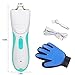 Pet Grooming Clipper Washable Pet Clippers USB Rechargeable Low Noise Electric Pet Trimmer with Detachable Micro-serrated Ceramic Blade For Dogs and Cats, Eyes, Face, Ears, Paw, Around Rump