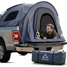 2-Person Truck Bed Tent, PU3000mm Waterproof Canopy with Insect-Prevention Mesh, Durable Anti-Tear Fabric, Easy Setup for Pickup Trucks Fits 6.5ft Beds