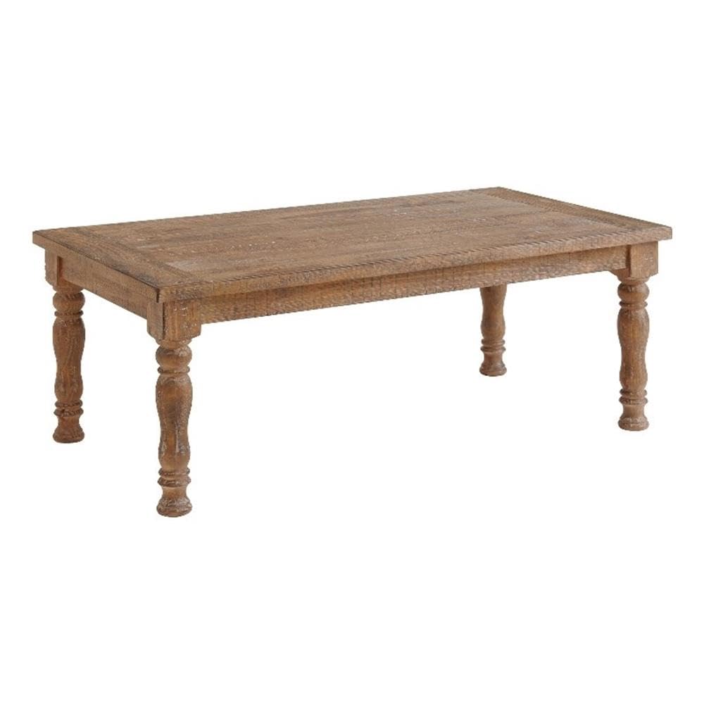Amazon.com: Highland Turned Leg Coffee Table, 52x28 : Home & Kitchen
