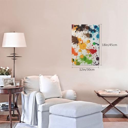 Impression sur toile abstraite pour décoration murale de bureau et salon - 4