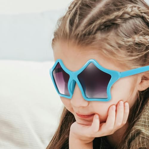 GALPADA 5 Peças De Óculos De Sol Estrela Óculos Coloridos Pentagrama Óculos De Festa Infantil Engraç