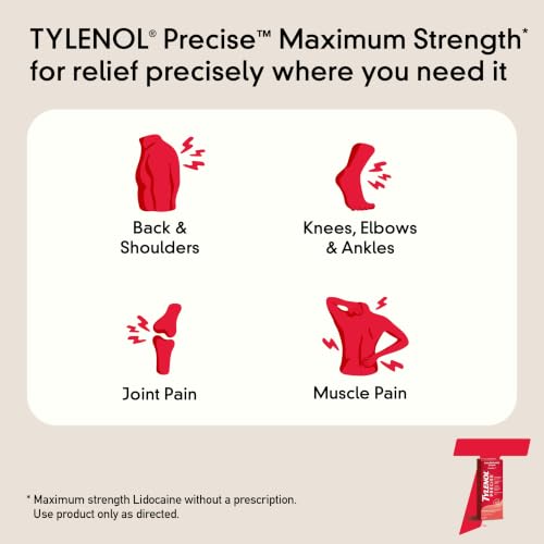Tylenol Precise Lidocaine Cream, 4% Lidocaine, 4 oz - image 2