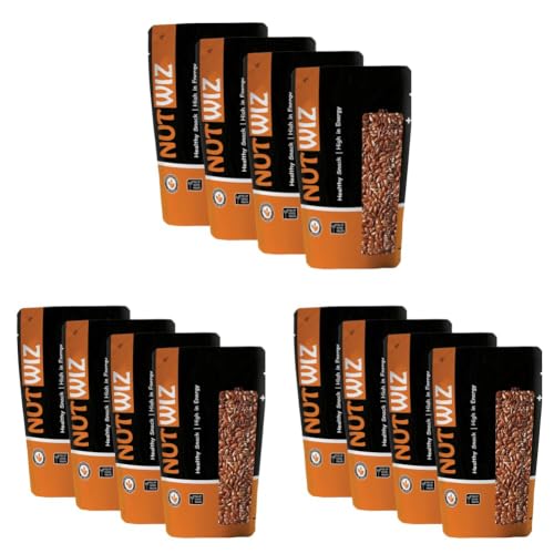 Image of Nutwiz Premium Seeds (Flax Seeds, 1000g) (Pack of 3)