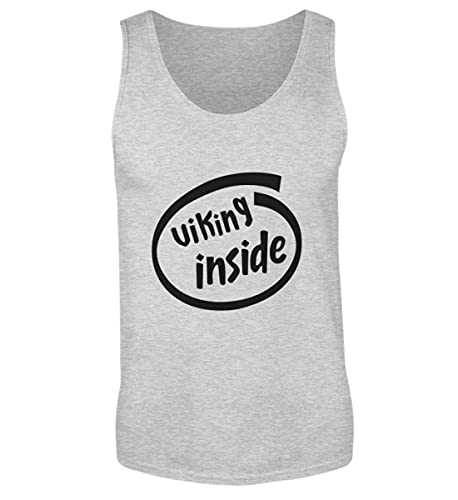 Camiseta de tirantes gris Viking Inside XL para entrenamientos intensos y calor