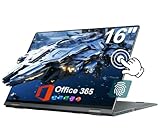 jumper 16 Zoll Laptop, IPS FHD Touchscreen Laptops, 16GB RAM 640GB Storage, Fingerabdruckleser, N95 CPU, 1 Jahr Office 365, WiFi 6, Tastatur mit Hintergrundbeleuchtung, für Studenten Business