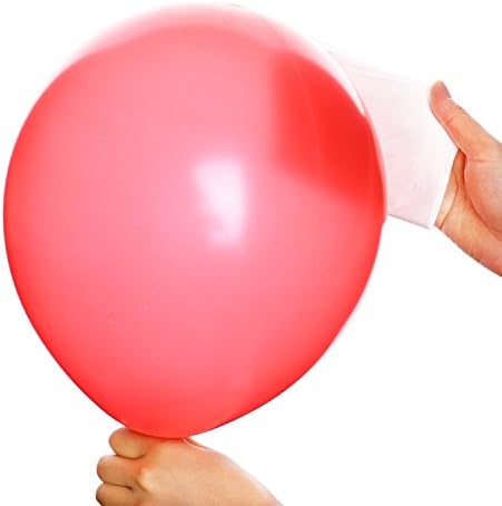 Eshanmu 100 pcs 12 inch red Pearl Latex Balloon For Boy Girl Party For Activity Campaign (Red)