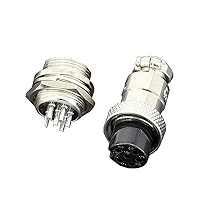5 sets/kits 2 PIN 12mm GX12-2 Screw Aviation Connector Plug The