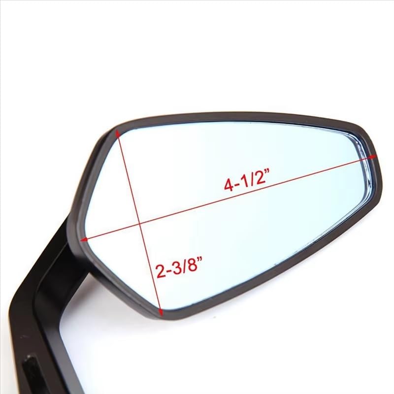 Retroviseur Moto Rétroviseur Universel 22 Mm (7/8 Pouce) Pour Guidon De Moto Type Guidon Modifié Rétroviseurs de Moto