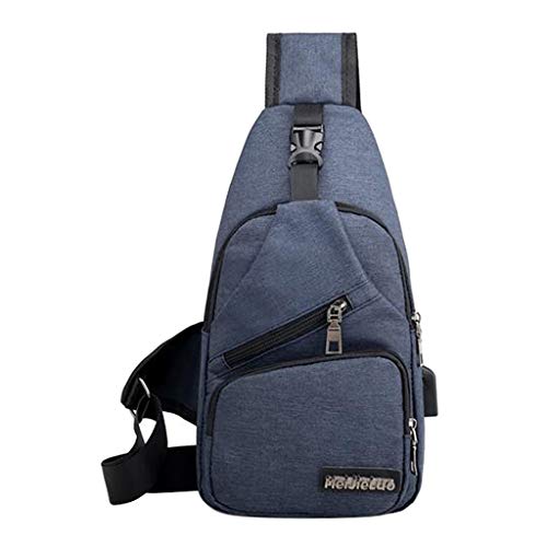 DYNWAVE Bolsa para Tórax com 2 Unidades Bolsa de Ombro para Tórax com Porta de Carregamento USB Ao A