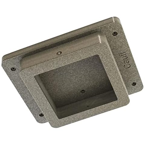 Post Mount Adapter for 4x4 Post, Bird House, Mailbox, Stainless Steel Hardware Included Cover