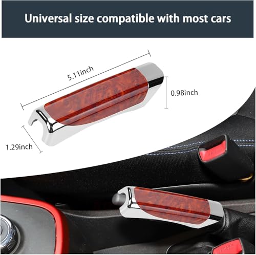 DASHDYNAMO Store DASHDYNAMO Carbon Fibre Car Handbrake Cover - Image 3