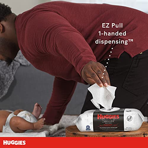Hypoallergenic Baby Wipes, Unscented, Huggies Special Delivery Baby Diaper Wipes, Safe for Sensitive Skin, 99% Purified… - Image 7