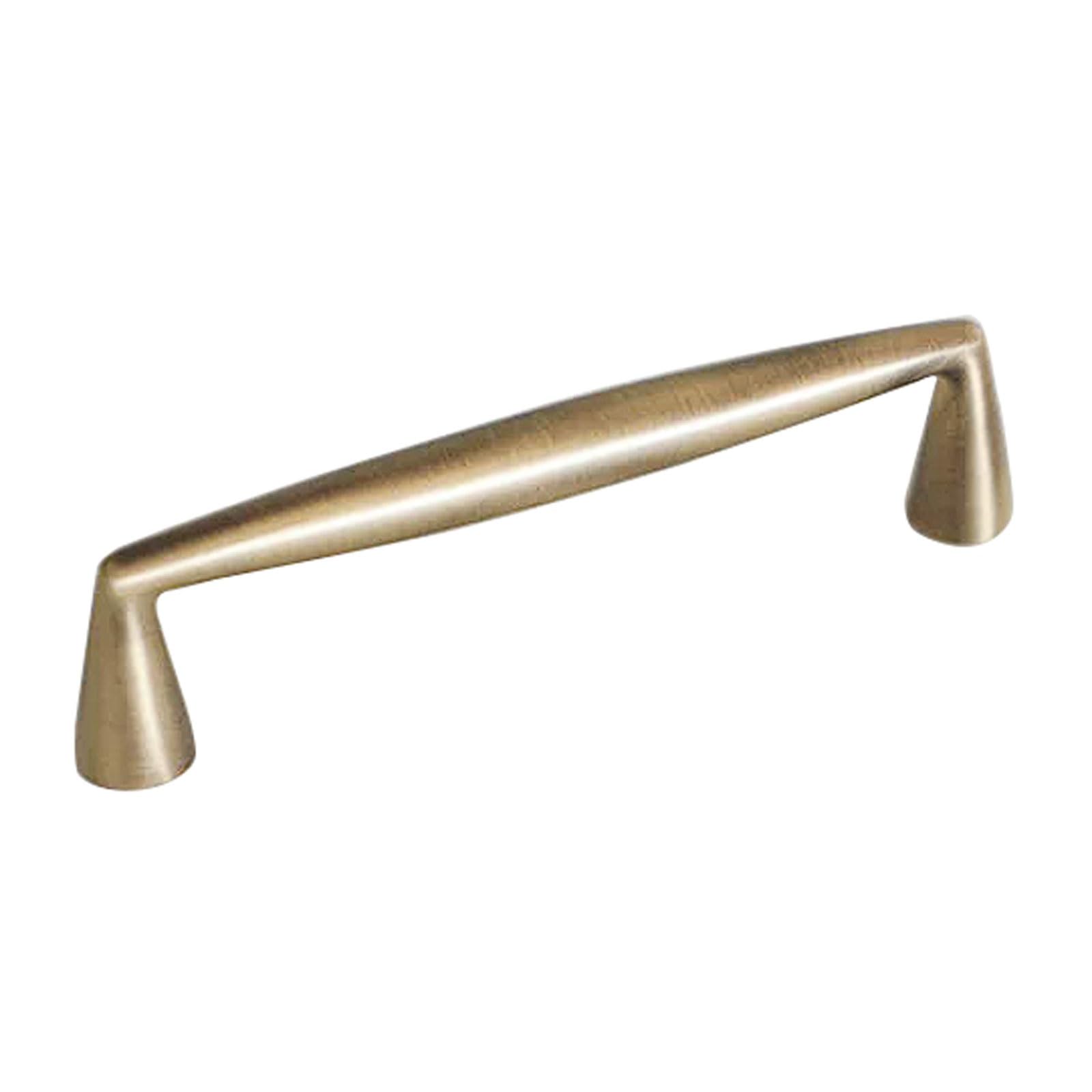 Poignées d'armoire en laiton avec finition bronze brossé pour tiroirs chic