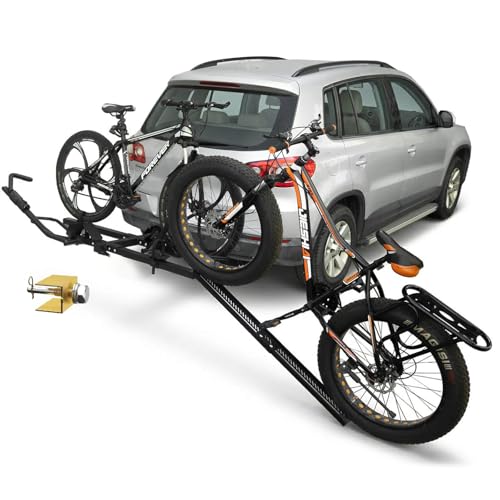 Bike Rack Hitch Mount with Ramp for 2 Bikes –