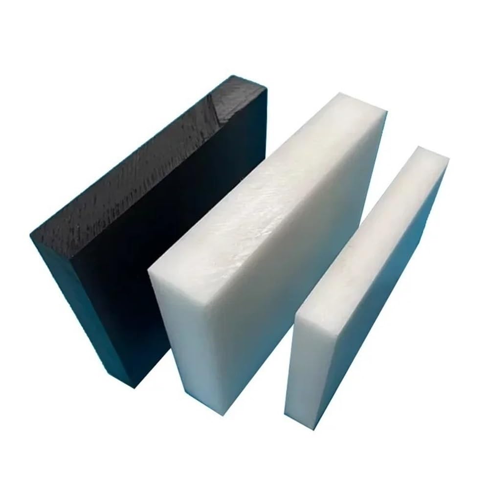 2 szt. 2-6 mm x 100/200 prostokątna płytka z tworzywa sztucznego POM wielokolorowa do modelu CNC(White,5x100x200mm)