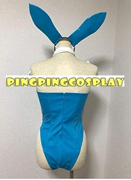 Amazon.co.jp: [LEISTOT] バニーガール 水色 エナメル バニースーツ コスプレ衣装 仮装 ハロウイン クリスマス コスチューム  文化祭 オーダーメイド可能 : ホビー