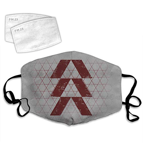 Awesome Des-tiny Face Mask Reusable and 2 Filters,Mouth Cover Anti-Dust for Unisex