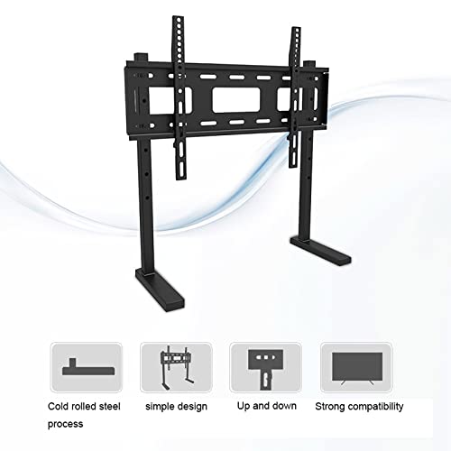 Support TV de table sans percer pour meuble bas charge 55 kg
