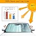 Windshield Sun Shade Compatible with Land Rover Range Rover Sport 2014-2022， Front Window Sun Shade UV Rays Sun Visor Protector Keep Your Vehicle Cool (Silver)