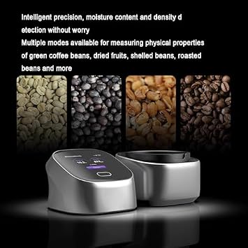 Coffee Bean Analyser, Coffee Moisture Content, Water Activity, Density Tester, with HD Touchscreen, Real-Time Accuracy